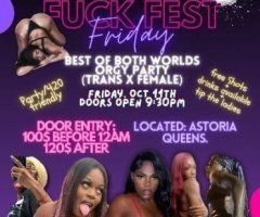 TRANS x FEMALE ORGY // FUCK FEST FRIDAY // bust 3-4 nuts - Image 5