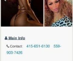 🔥 Double Delight in Fresno 🍑💋 Two Girls, One Night! 💦 - Image 3
