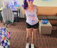 💜 Sassy Purple Milf 💦: Morning Delight Awaits 🍑 - Image 4